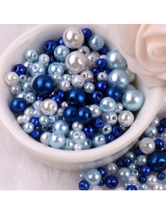 Perles Rondes Métallisées Mix Couleurs, 25gr