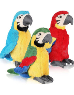 Perroquet Parlant en Peluche