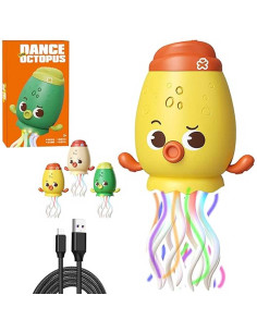 Pieuvre Musicale Dansante et Lumineuse