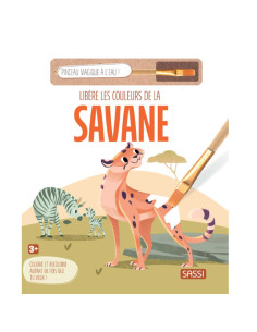 Pinceau Magique à L'eau - Libère Les Couleurs - Peinture La Savane - Sassi