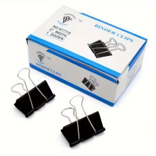 Pinces A Clip Diamond 51 mm (12 pcs) Noir
