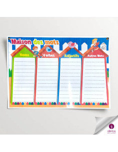 دار المعلم - Planche Maison Des Mots
