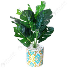 Plante Artificielle Avec Pot En Argile