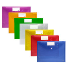 Pochette À Bouton MAXI En Polypropylène Colorprotect Purple