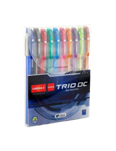 Pochette De 10 Stylos à Bille Two Tone - Unimax