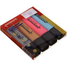Pochette De 4 Surligneurs Glitter - Penmark