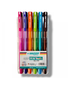 Pochette de 6 Stylos à Bille Dream Trendz - Hauser