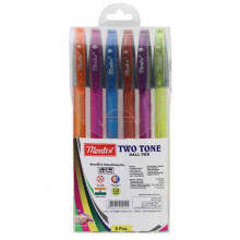 Pochette De 6 Stylos à Bille Two Tone - Montex