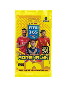 Pochette Panini FIFA 365 Adrenalyn XL 2026, 6 Cartes