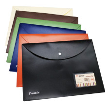 Pochette Plastique avec Bouton Tramix E5515