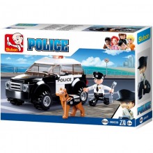 Police car With Police dog