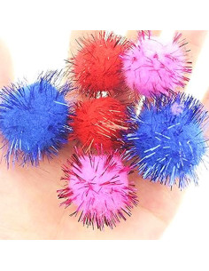 Pompons Métallisés Multicouleurs