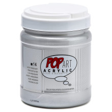 Pop Art Peinture Acrylique -Argent 14- PEBEO 700 ml
