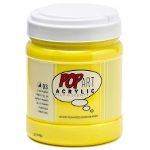 Pop Art Peinture Acrylique -Jaune Primaire 03- PEBEO 700 ml