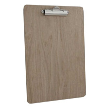 Porte Bloc En Bois Avec Pince Métal, 20 x 26 cm