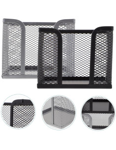 Porte-Charges Cube en Métal Noir