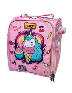 Porte Goûter Isothermique, Licorne Glace - Happy