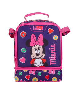 Porte Goûter Isothermique Must Team 2 Poches, Disney Minnie