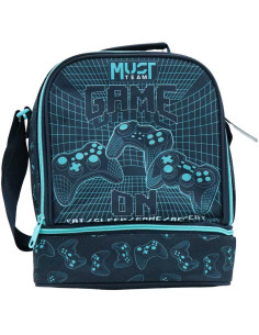 Porte Goûter Isothermique Must Team 2 Poches, Gamer - Réf.587176