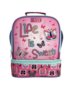 Porte Goûter Isothermique Must Team 2 Poches, Life Is Sweet - Réf.586256