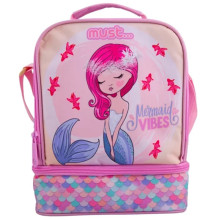 Porte Goûter Isothermique MUST Yummy Mermaid Vibes 2 Pochettes - Réf.585845