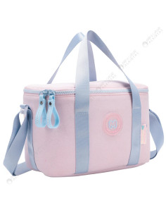 Porte Goûter Isothermique, Tiara Rose - Marshmallow