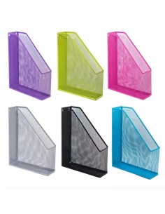 Porte-Revues de Bureau Métallique Coloré