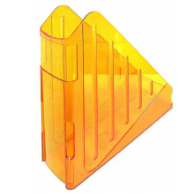 Porte-Revues En Plastique ARDA Orange Transparent