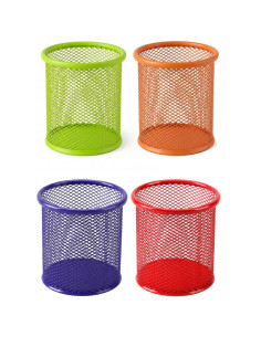 Porte-Stylos Rond GM en Métal Coloré