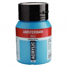 Pot Acrylique 500ml Bleu Brillant 564 - Amsterdam