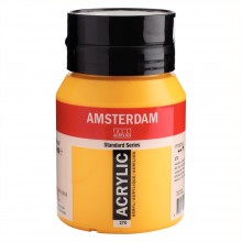 Pot Acrylique 500ml Jaune Azo Foncé 270 - Amsterdam