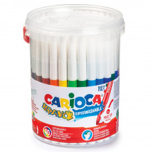 Pot De 60 Feutres Ultra Lavables Bravo - Carioca