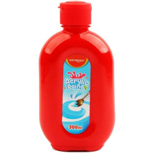 Pot de Acrylique Rouge 300ml, keyroad - Réf.972184