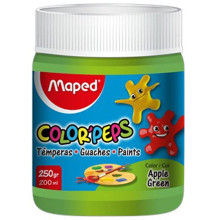 Pot de Gouache Color'Peps 200ml Vert Pomme Classique, Maped - Réf.726620