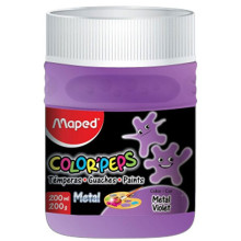Pot de Gouache Color'Peps 200ml Violet Métal, Maped - Réf.726642