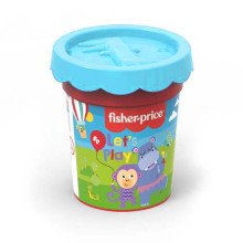 Pot de Pate à Modeler avec Moule, Bleu Ciel - Fisher Price