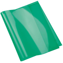 Protège-Cahier En PVC Cristal 17x22 cm, Vert - Purple