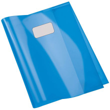 Protège-Cahier En PVC Cristal 24x32 cm, Bleu - Purple