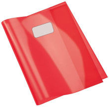 Protège-Cahier En PVC Cristal 24x32 cm, Rouge - Purple