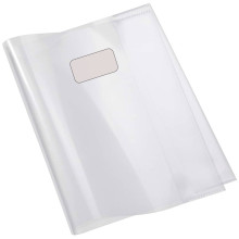 Protège-Cahier En PVC Cristal 24x32 cm, Transparent - Purple