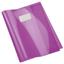Protège-Cahier En PVC Cristal 24x32 cm, Violet - Purple