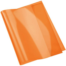 Protège-Cahier En PVC Cristal A4, Orange - Purple