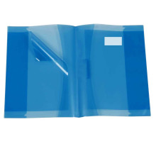Protège-Cahier En Pvc Glossy 17x22, Bleu - Purple