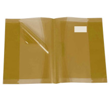 Protège-Cahier En Pvc Glossy 17x22, Marron - Purple