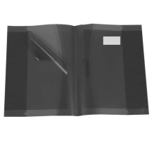 Protège-Cahier En Pvc Glossy 17x22, Noir - Purple