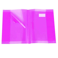Protège-Cahier En Pvc Glossy 17x22, Rose - Purple
