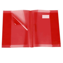 Protège-Cahier En Pvc Glossy 17x22, Rouge - Purple