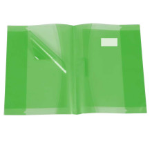 Protège-Cahier En Pvc Glossy 17x22, Vert Clair - Purple