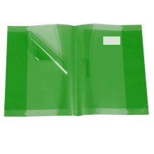 Protège-Cahier En Pvc Glossy 17x22, Vert - Purple