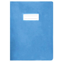 Protège-Cahier En Pvc Lino 17x22, Bleu Clair - Purple